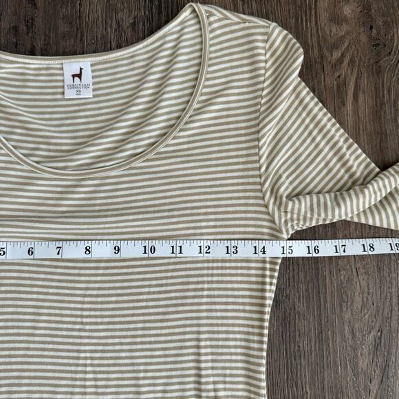 Peruvian Connection Windswept Striped Tunic Top - Picture 7 of 8